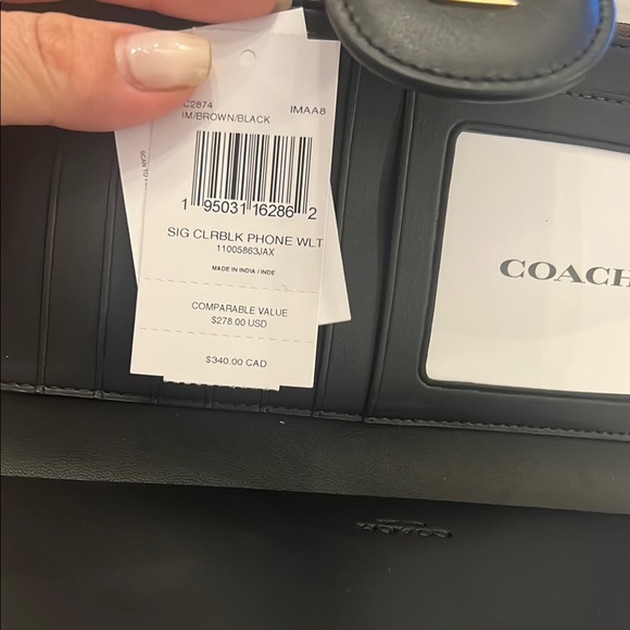 Coach Black Wallet - Picture 5 of 6